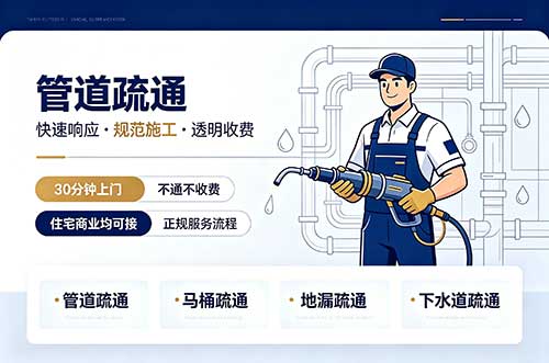 登封管道疏通
